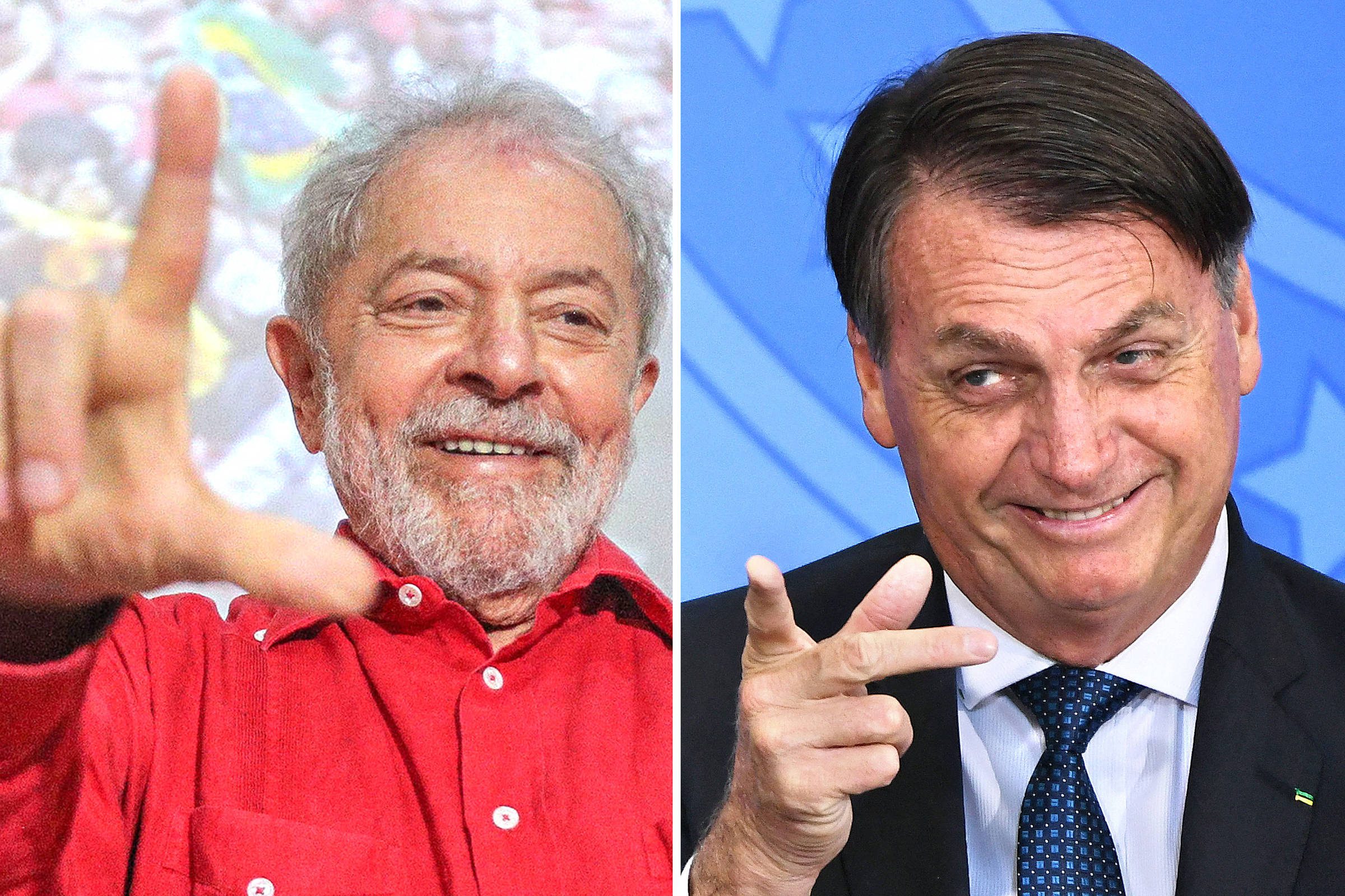 Diferença de Lula para Bolsonaro é de oito pontos, aponta pesquisa