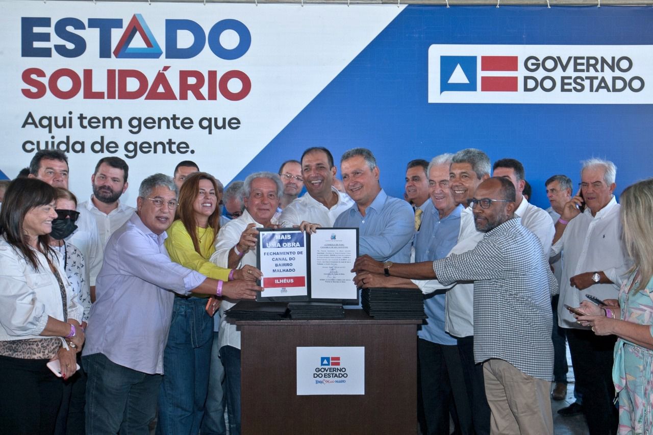 Marão pede e Rui assina convênio para fechamento da segunda etapa do canal do Malhado