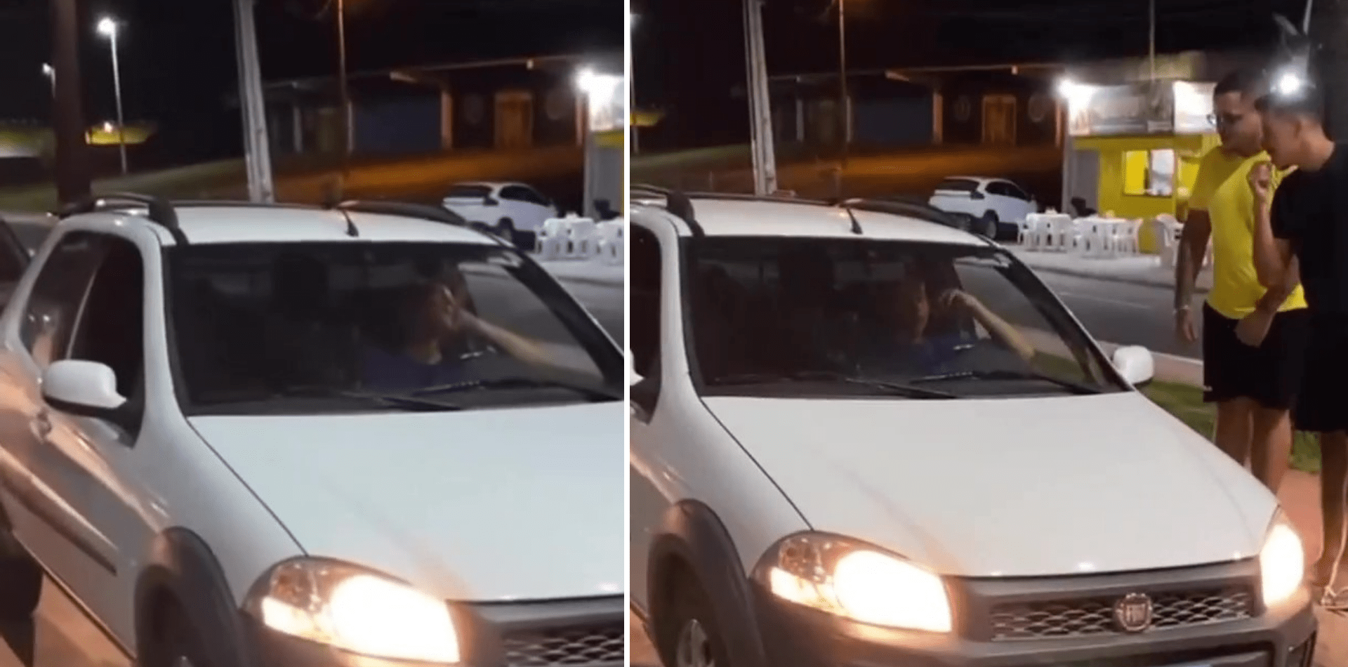 Homem é flagrado dormindo em carro após parar em semáforo de Itabuna; assista