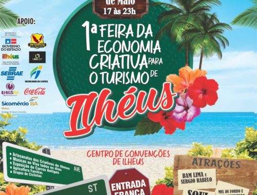 1ª Feira da Economia Criativa para o Turismo de Ilhéus começa nesta sexta