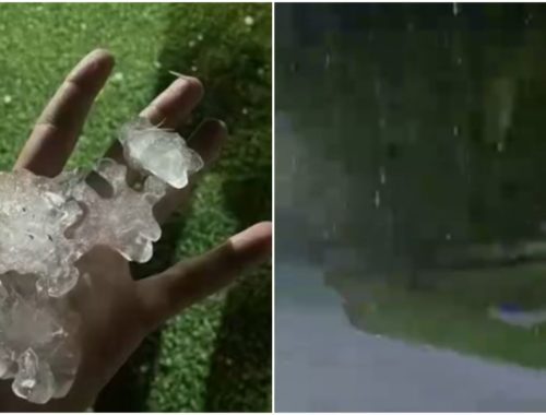 Frente fria que levou neve ao Sul do Brasil provoca chuva de granizo na Bahia