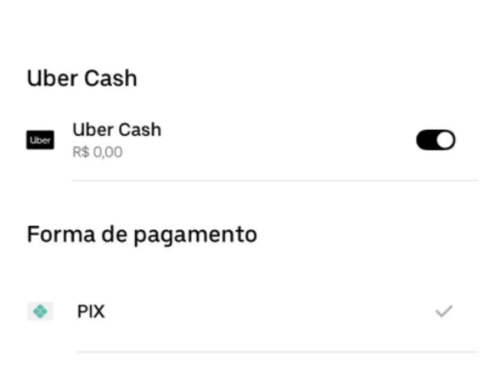 Uber passa a aceitar Pix como forma de pagamento em todo Brasil