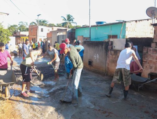 Pavimentação comunitária chega a comunidades do Nelson Costa e da zona norte de Ilhéus